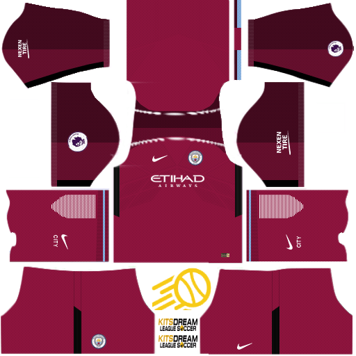 camisetas uniformes manchester city dream league soccer 2016