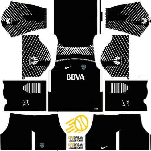 uniforme boca dream league soccer 2016