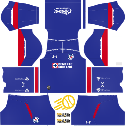 uniformes cruz azul mexico dream league soccer 2019